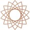 Ekena Millwork Eleanor Wood Fretwork Pierced Ceiling Medallion, Cherry, 24"OD x 9 1/4"ID x 1/4"T CMWP24X24X0250EACH - alternate 3